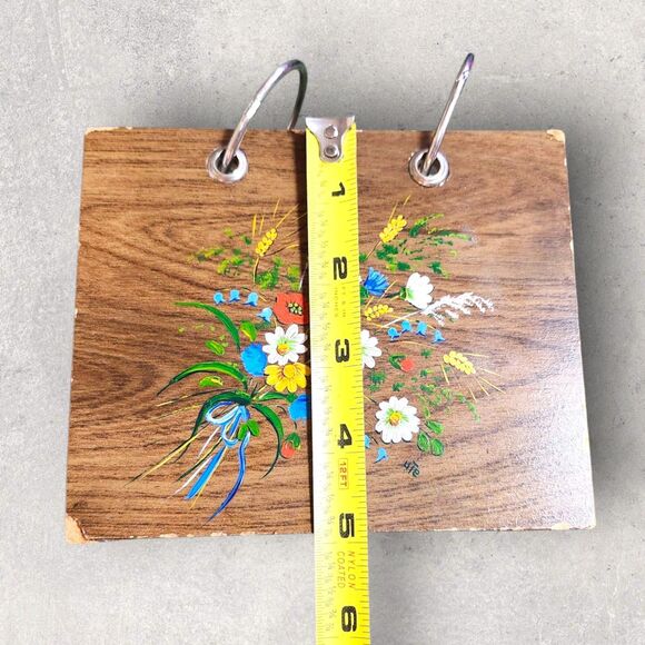 Vintage German-American Ladies San Diego Community Cookbook Wood Cover 1970s MCM - Picture 9 of 11